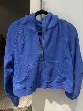 lululemon athletica Half-Zip Pullover Sweater in Bright Blue